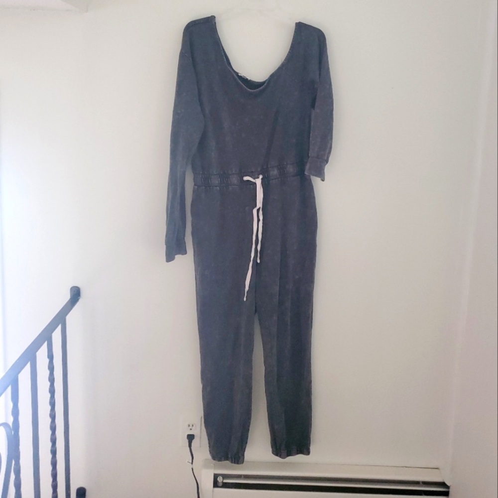Acid Wash Jumpsuit